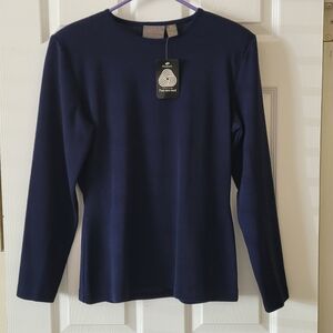 Classic Navy Women's Crew Neck Sweater